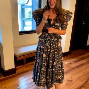 Ulla Johnson butterfly flower dress